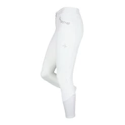 Fair Play Women's Rose Gold Daisy Chic Full Seat Breeches - White