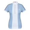 Fair Play Women's Claire Pearl Short Sleeve Competition Shirt - Blue -Equestrian Supplies 594757 800 800