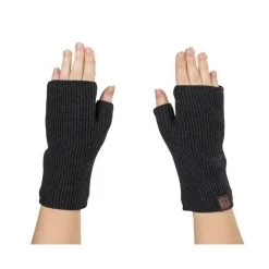 Back On Track Ash Knitted Wrist Gaiters - Dark Grey