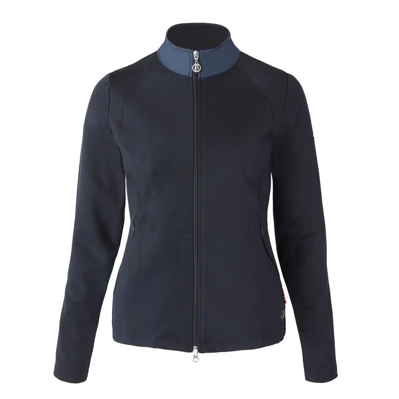Horze Women's Linnea Sweatshirt Jacket - Dark Navy 3 Horze Women's Linnea Sweatshirt Jacket - Dark Navy