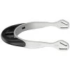 Herm Sprenger 25mm Rounded Neck Fairrider Spurs - Silver Aluminum/Black
