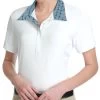 Romfh Women's Lindsay Short Sleeve Show Shirt - White/Bit Matrix -Equestrian Supplies 605367 800 800
