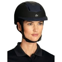 Ovation Extreme Helmet - Black/Navy -Equestrian Supplies 605790 800 800