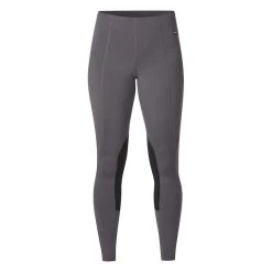 Kerrits Women's Flow Rise Knee Patch Performance Tights - Peppercorn