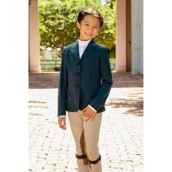 RJ Classics Kids' Skylar Jr 37.5 Grey Label Show Coat - Evergreen -Equestrian Supplies 612411 800 800