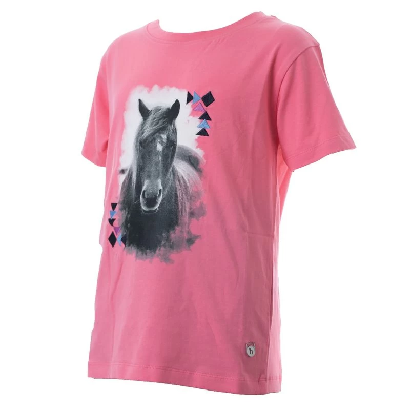 Horze Kids' Doli T-Shirt - Pink Lemonade 3 Horze Kids' Doli T-Shirt - Pink Lemonade