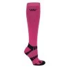 Woof Wear Winter Riding Sock 2 Pairs - Pink/Navy -Equestrian Supplies 644130 800 800