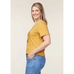 EQL Women's Graceful Horse T-Shirt - Dijon -Equestrian Supplies 645219 800 800