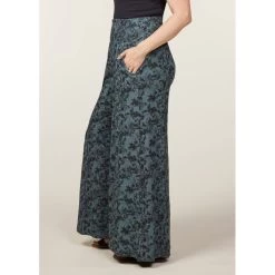 EQL Women's Soft Sweep Wide Leg Print Pant - Bluegrass Countryside -Equestrian Supplies 645401 800 800