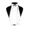 Fair Play Demi Fleur Ready Tied Stock Tie - White