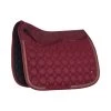 Horze Kenya Anti Slip Dressage Saddle Pad - Rhubarb Dark Red