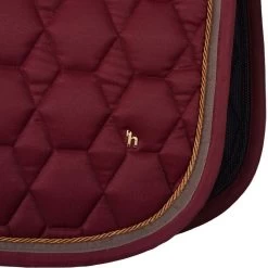 Horze Kenya Anti Slip Dressage Saddle Pad - Rhubarb Dark Red -Equestrian Supplies 660102 800 800