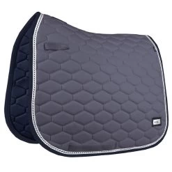Fair Play Hexagon Dressage Saddle Pad - Dark Grey