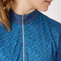 Horze Women's Livia Technical Long Sleeved Shirt - Opal Blue -Equestrian Supplies 697269 800 800