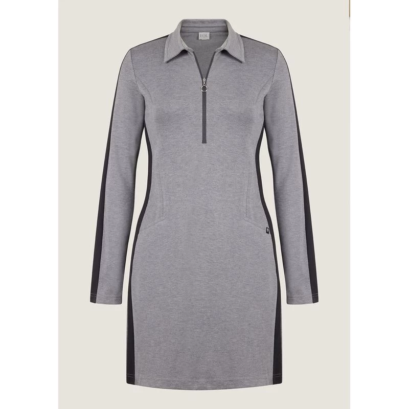 EQL Women's Ascent Ponte Tunic Dress - Charcoal Heather 3 EQL Women's Ascent Ponte Tunic Dress - Charcoal Heather