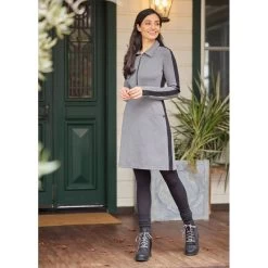 EQL Women's Ascent Ponte Tunic Dress - Charcoal Heather 11 EQL Women's Ascent Ponte Tunic Dress - Charcoal Heather -Equestrian Supplies 700475 800 800