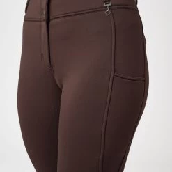 Horze Women's Mira Thermo Full Seat Breeches - Chocolate Martini -Equestrian Supplies 716888 800 800