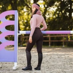 Horze Women's Mira Thermo Full Seat Breeches - Chocolate Martini -Equestrian Supplies 716890 800 800